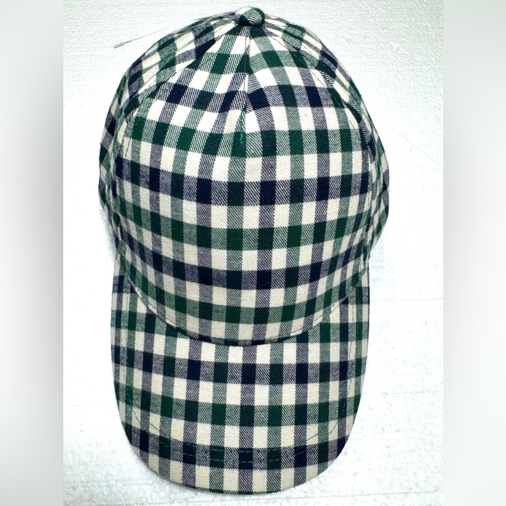 Ted Baker Green and Blue Checkered Hat